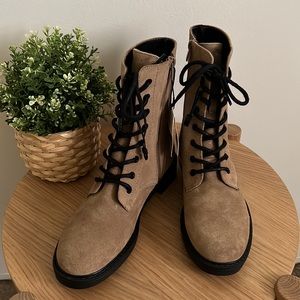 Zara leather ankle boots